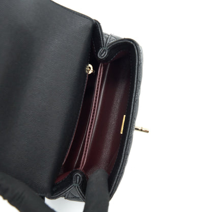 Chanel Mini Coco Handle Caviar Black L