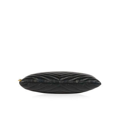 Saint Laurent Chevron Stitched Pouch