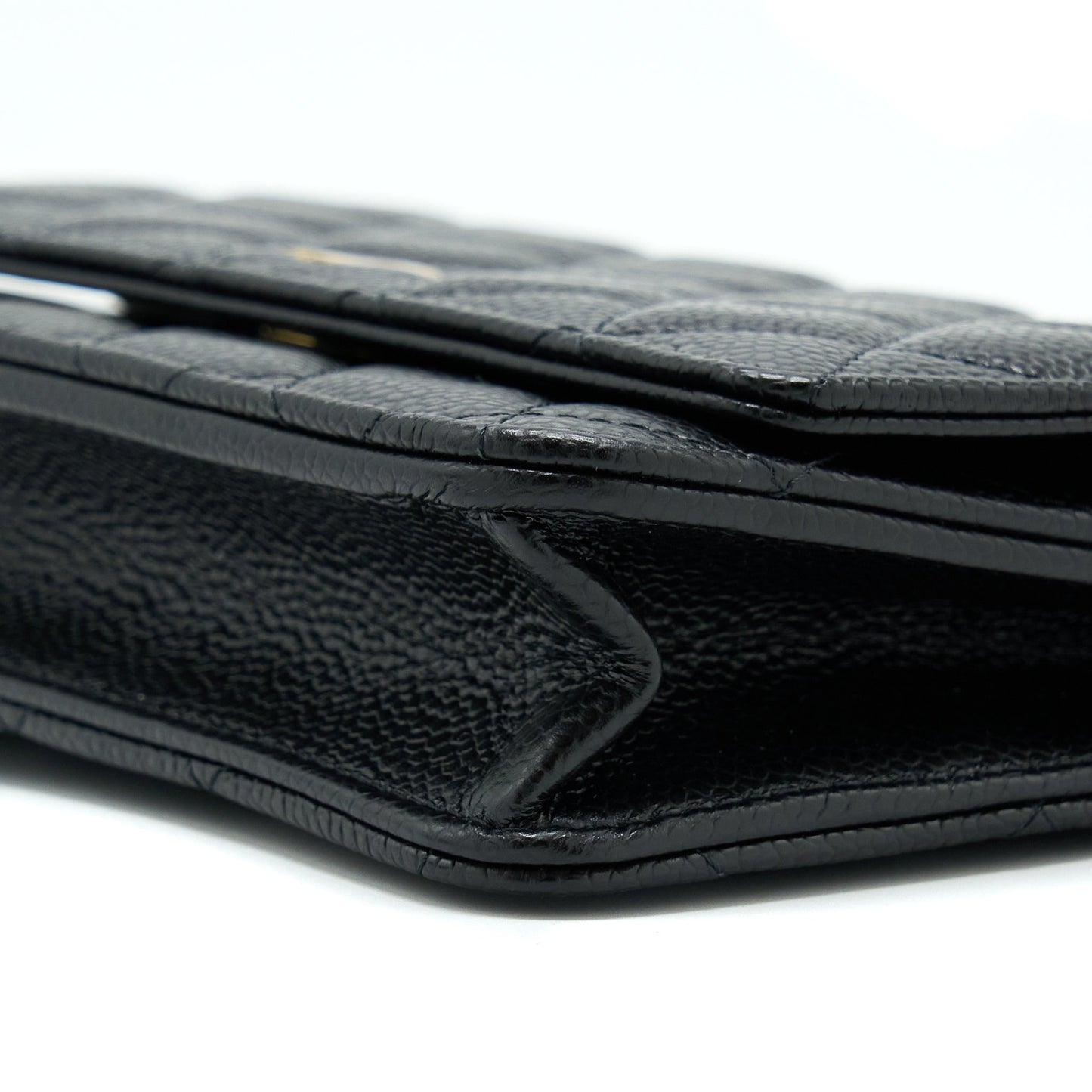 Chanel Classic Wallet On Chain Caviar Black