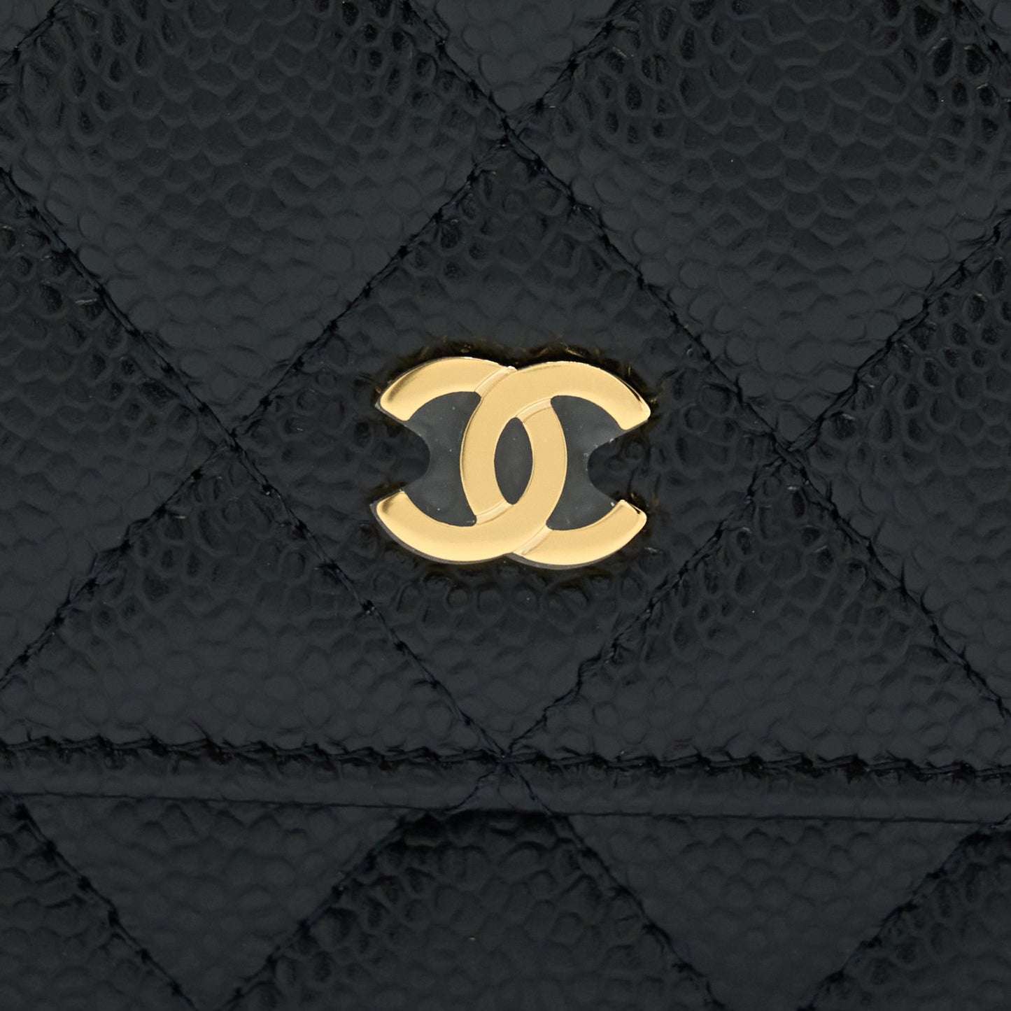 Chanel Classic Wallet On Chain Caviar Black