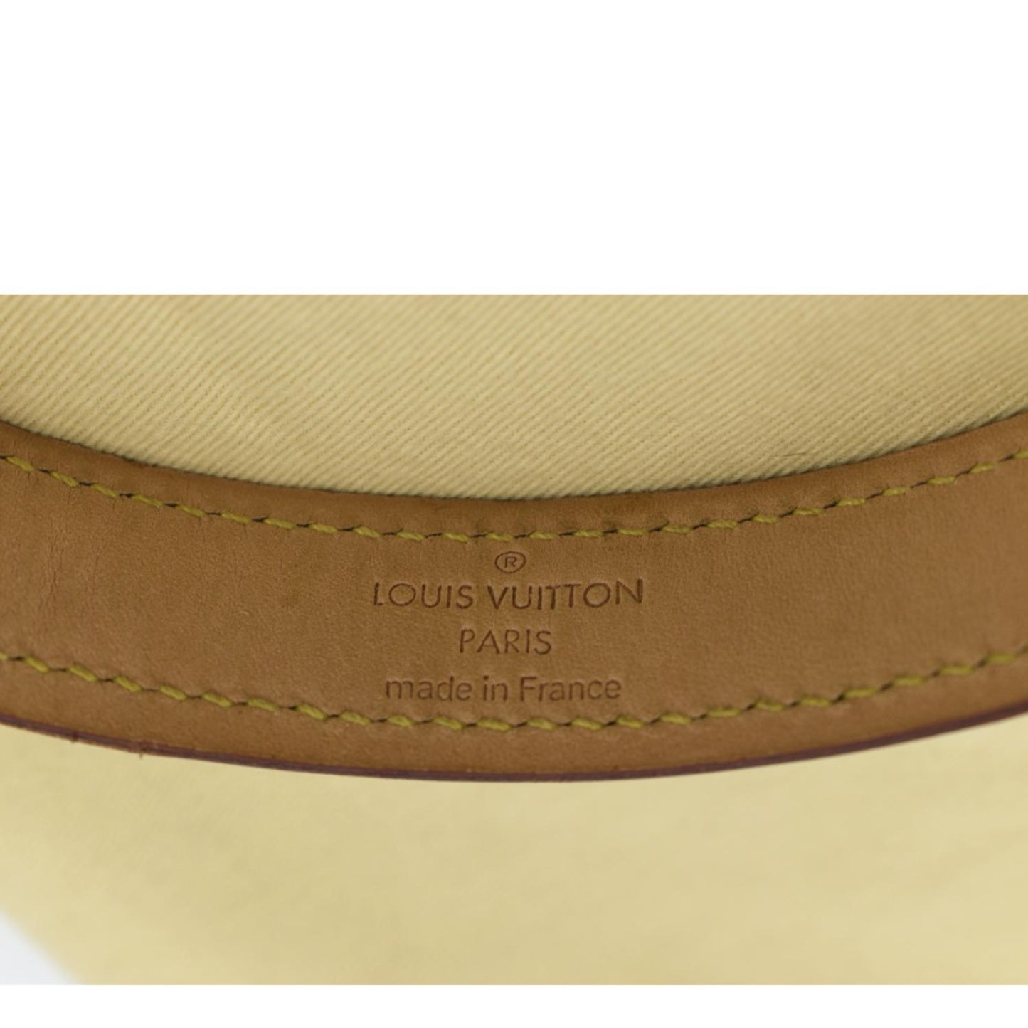 LOUIS VUITTON Baxter Monogram Canvas Dog Collar Brown