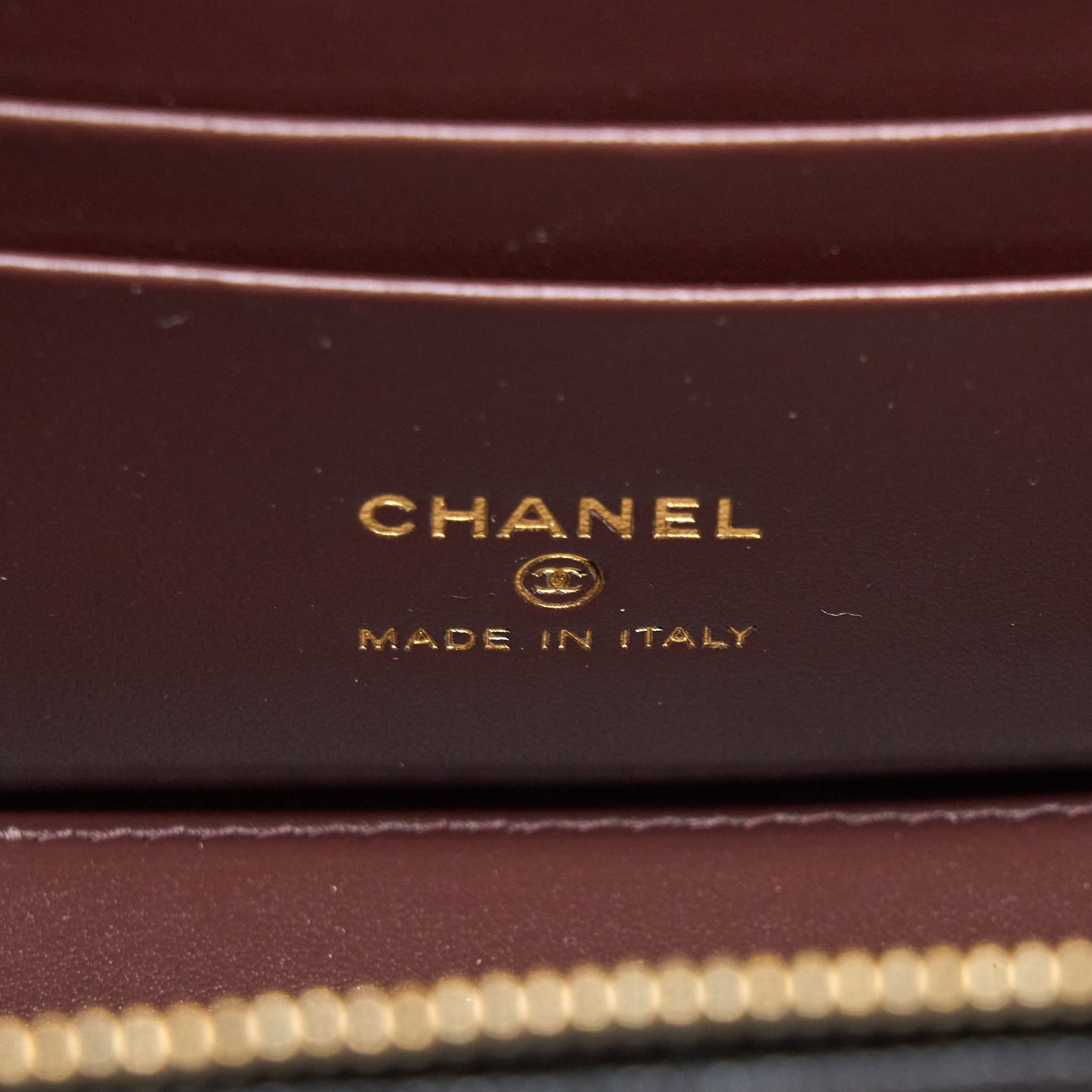 Chanel Long Vanity with Chain Caviar Black L (Microchip)