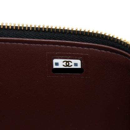 Chanel Long Vanity with Chain Caviar Black L (Microchip)