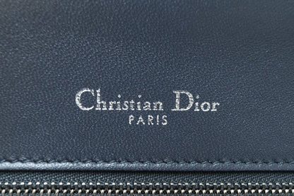 CHRISTIAN DIOR Handbags - Diorama Silver Perforated Leather Bag