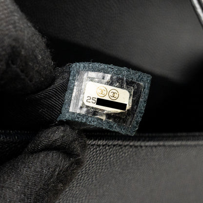 CHANEL Medium Boy Bag Caviar Black