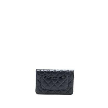 Chanel Classic Wallet on Chain Caviar Black  (Microchip)