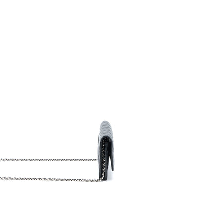 Chanel Classic Wallet on Chain Caviar Black  (Microchip)