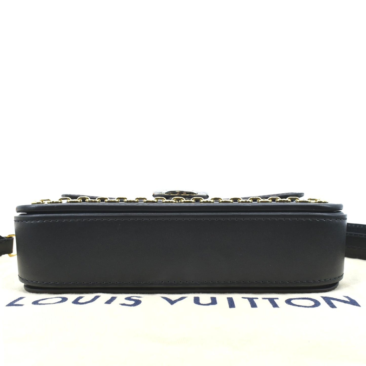 LOUIS VUITTON Neo Saint Monogram Canvas Shoulder Bag Black