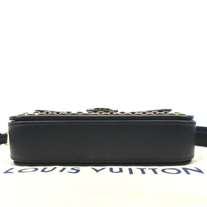 LOUIS VUITTON Neo Saint Monogram Canvas Shoulder Bag Black
