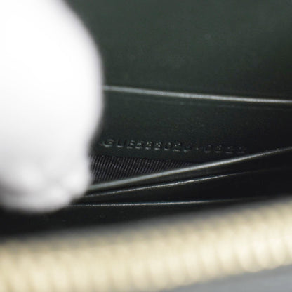 YVES SAINT LAURENT Sunset Crocodile Embossed Leather Crossbody Bag Green