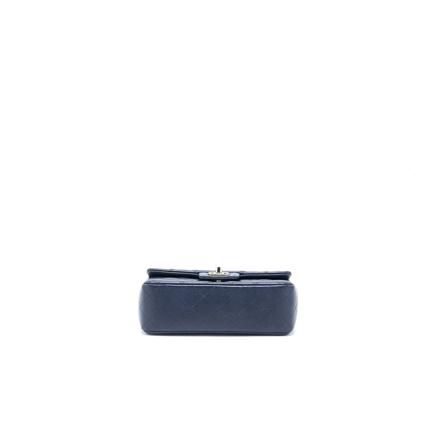 Chanel Classic Mini Rectangular Flap Bag Caviar Navy