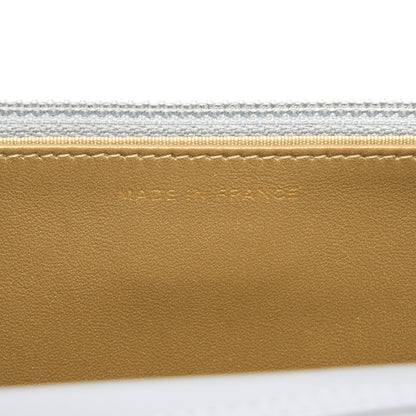 Chanel Pearl Crush Wallet on Chain Lambskin Light Grey  (Microchip)