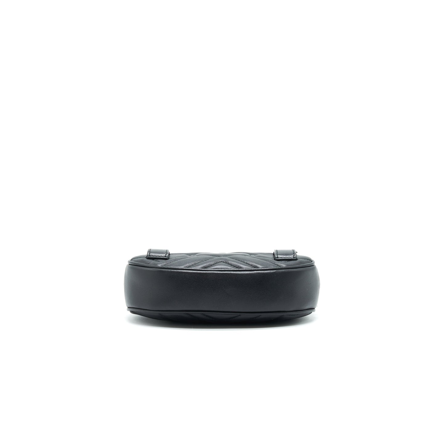 GUCCI GG MARMONT Matelasse Leather Belt Bag in Black 85cm