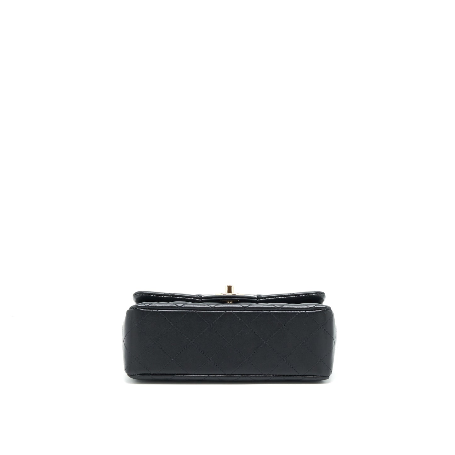 Chanel mini Rectangular Flap Bag Lambskin black L