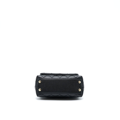 Chanel Mini Coco Handle Caviar Black L