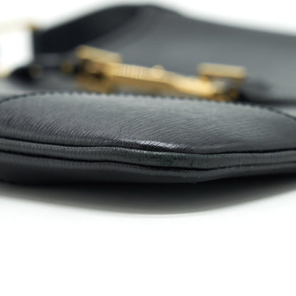 Gucci Vintage Jackie With Bamboo Handle Black