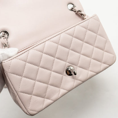 Chanel Mini Rectangular Flap Bag Lambskin Light Pink  (Microchip)