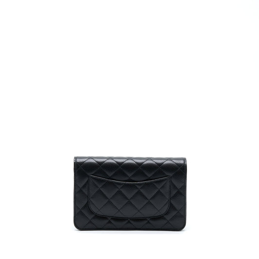 Chanel Classic Wallet On Chain Caviar Black