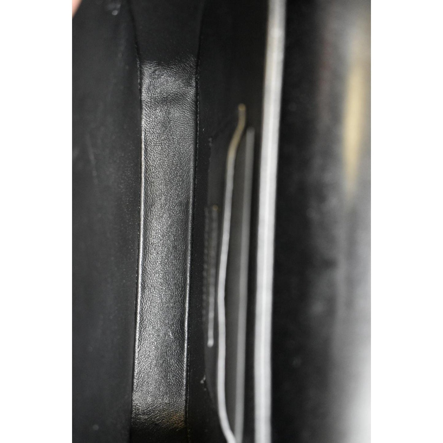 YVES SAINT LAURENT Solferino Medium Leather Shoulder Bag Black