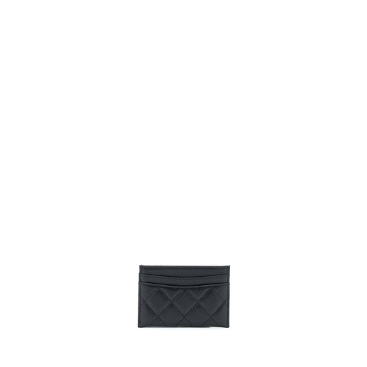 Chanel Classic Card Holder Caviar Black