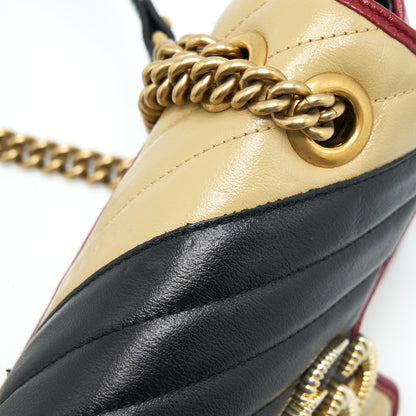 Gucci Mini GG Marmont Flap Bag Limited Edition Multicolor