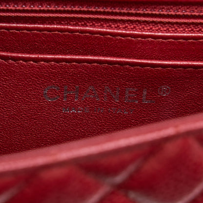 Chanel Mini Rectangular Flap Bag Caviar Red