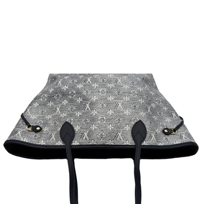 LOUIS VUITTON Neverfull MM Autres Toiles Monogram Canvas Tote Bag Metallic Chrome