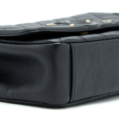 Chanel Filigree Flap Bag Caviar Black