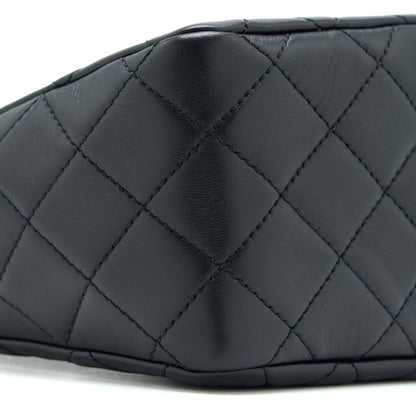 Chanel 23C Pearl Crush Hobo Bag Lambskin Black Brushed  (Microchip)