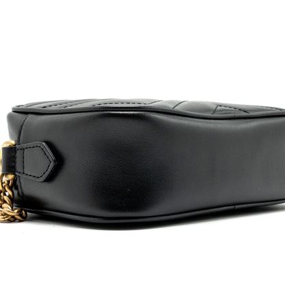 Gucci GG Marmont Matelasse Mini Bag Calfskin Black