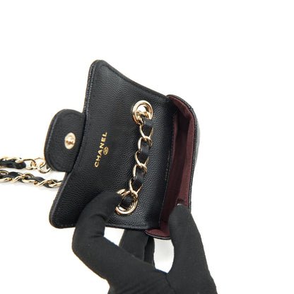 Chanel 21B Belt Bag Caviar Black L