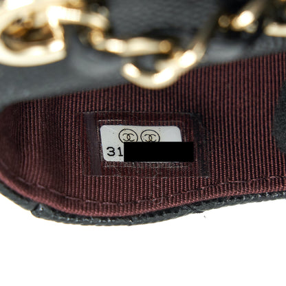 Chanel 21B Belt Bag Caviar Black L