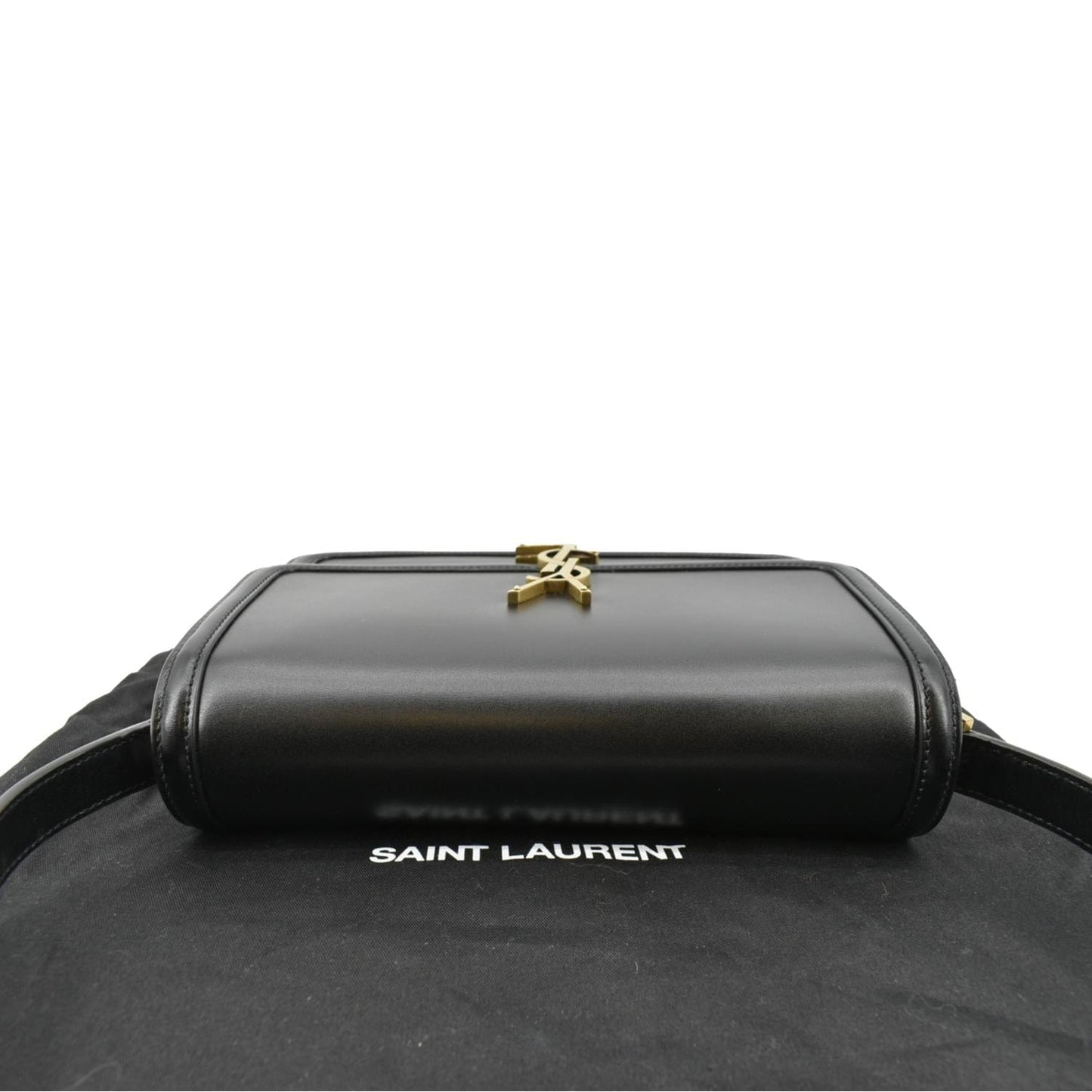 YVES SAINT LAURENT Solferino Medium Leather Shoulder Bag Black