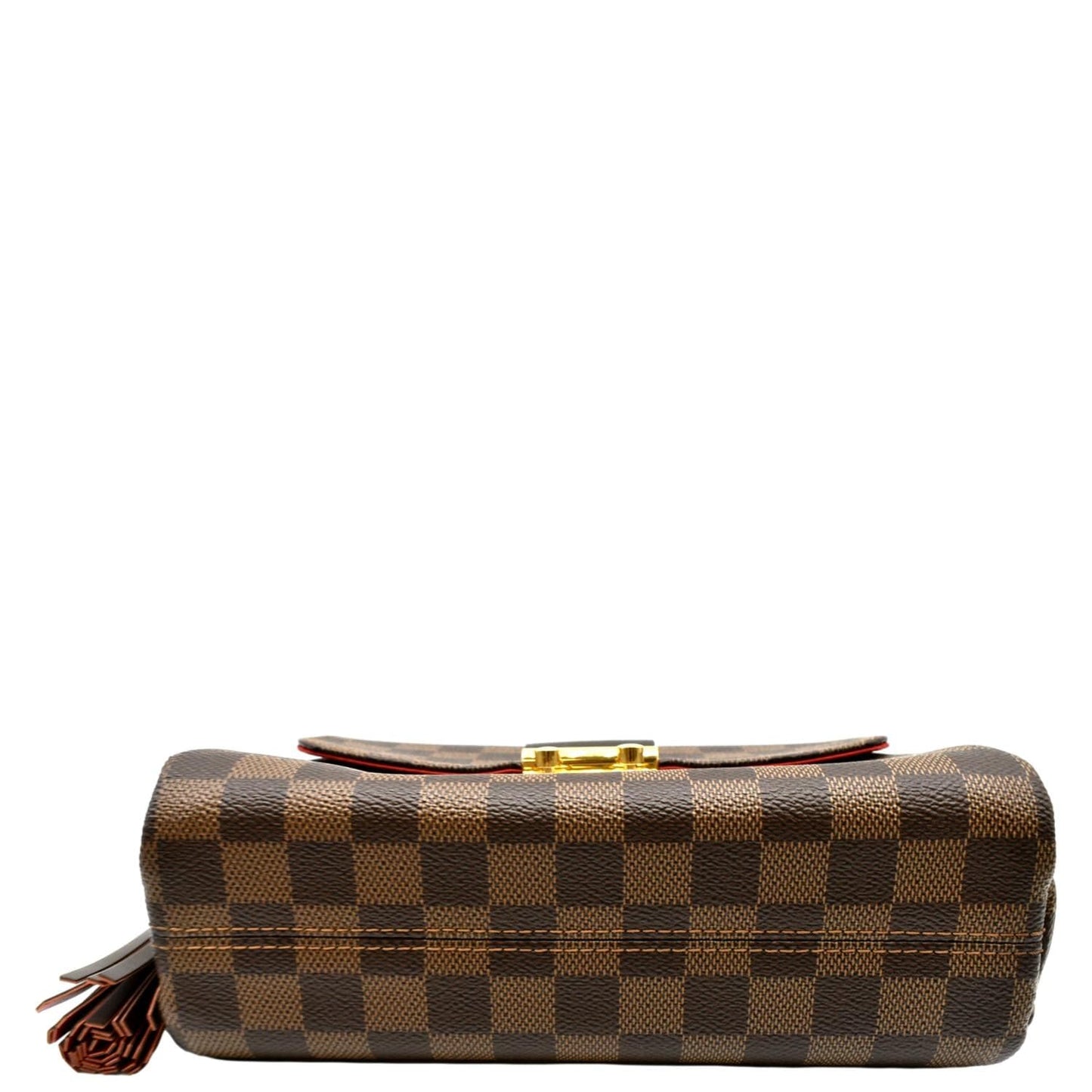 LOUIS VUITTON Croisette Damier Ebene Crossbody Bag Brown