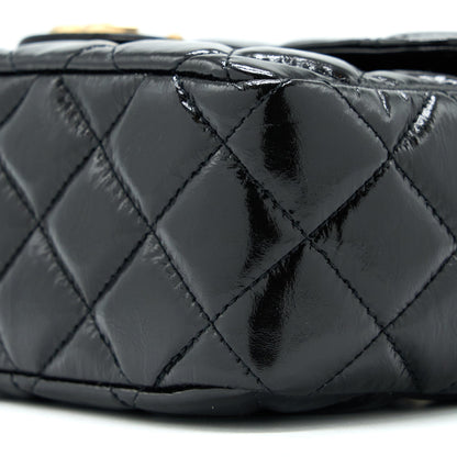 Chanel 23C Hobo Bag Shiny Calfskin Black Brushed (Microchip)