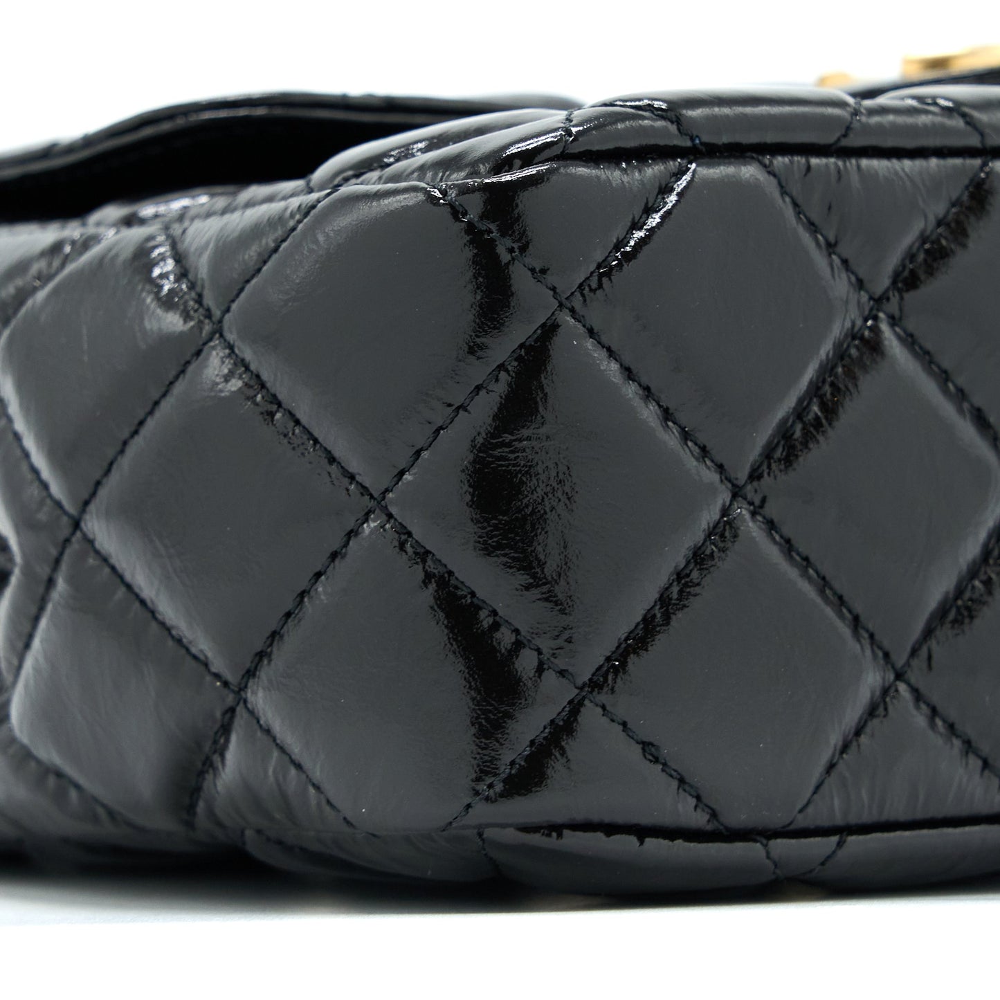Chanel 23C Hobo Bag Shiny Calfskin Black Brushed (Microchip)