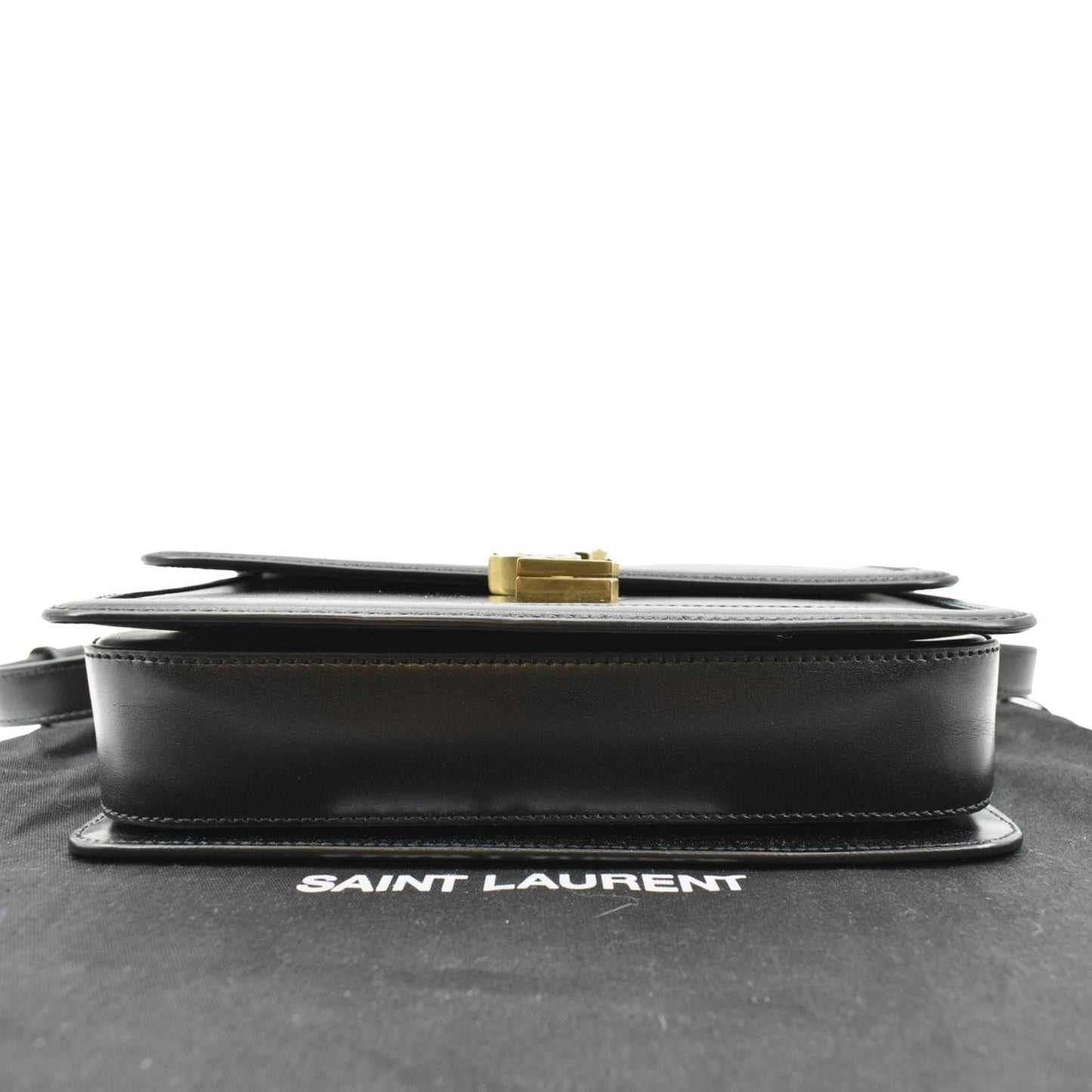 YVES SAINT LAURENT Solferino Medium Leather Shoulder Bag Black