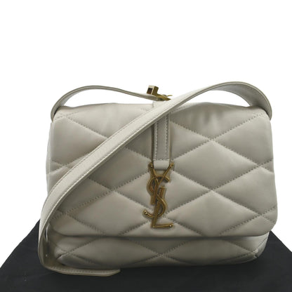 YVES SAINT LAURENT LE 57 Quilted Lambskin Leather Hobo Bag Antique Vintage