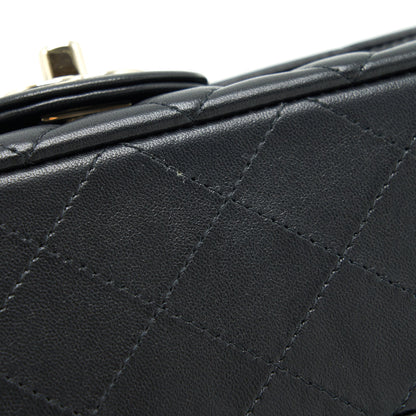 Chanel mini Rectangular Flap Bag Lambskin black L