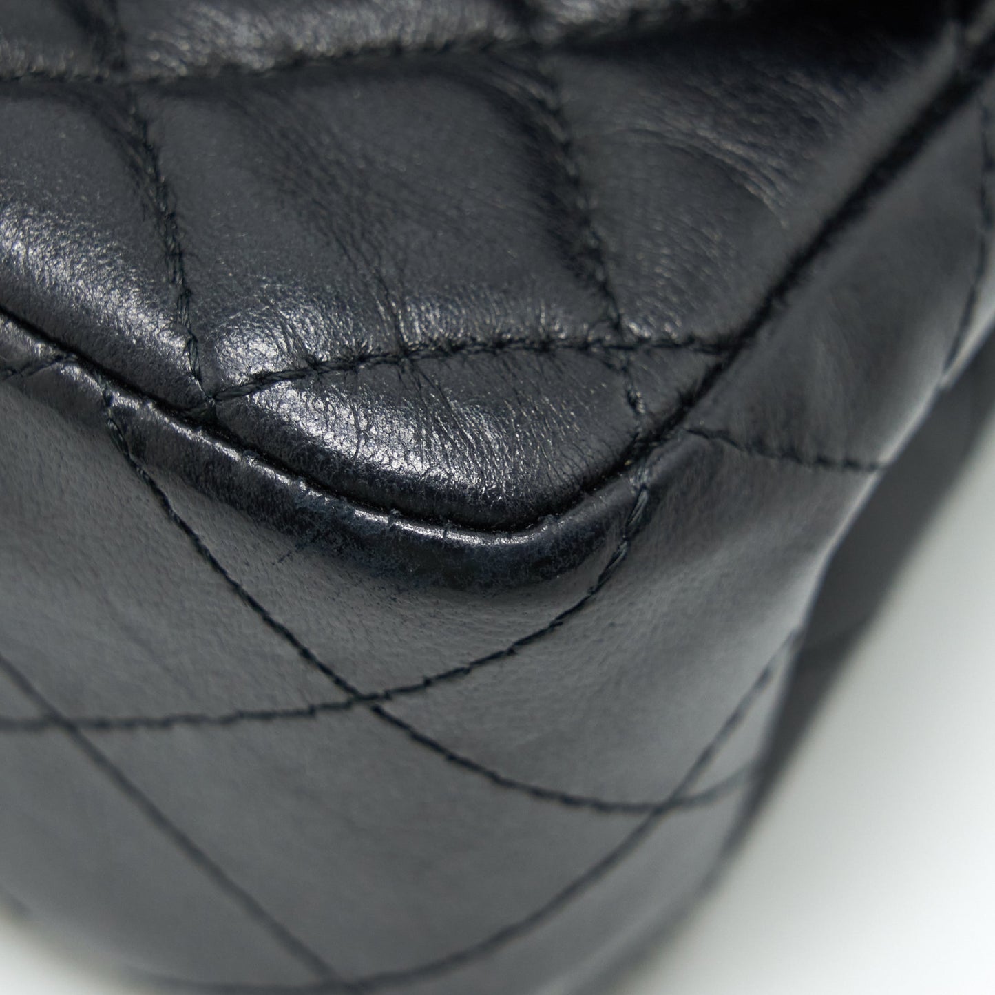 Chanel Mini Rectangular Flap Bag Lambskin Black