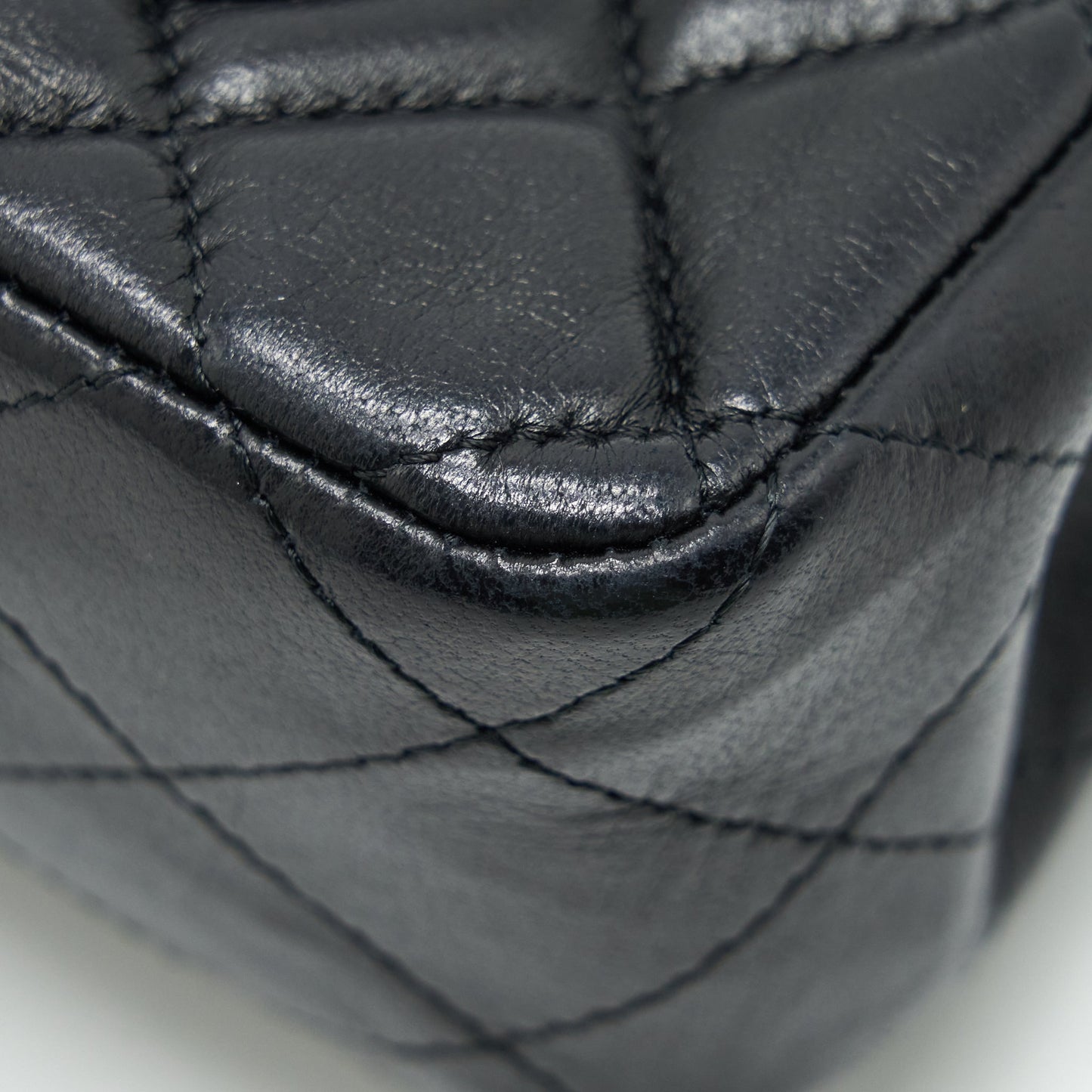 Chanel Mini Rectangular Flap Bag Lambskin Black