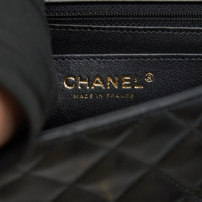 Chanel mini Rectangular Flap Bag Lambskin black L