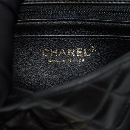 Chanel Mini Rectangular Flap Bag Lambskin Black
