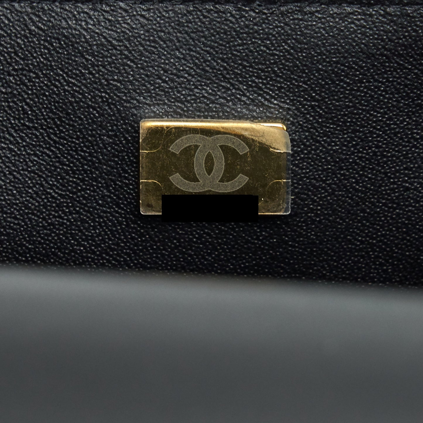 Chanel mini Rectangular Flap Bag Lambskin black L