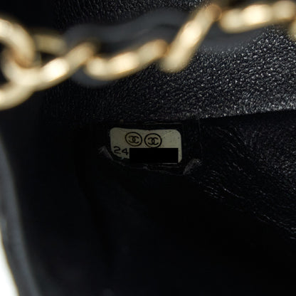 Chanel Mini Rectangular Flap Bag Lambskin Black