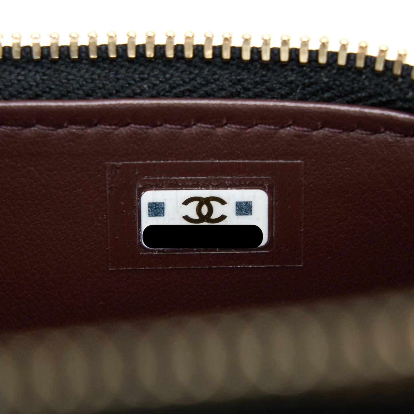 Chanel 23C Mini Vanity With Chain Caviar Black L