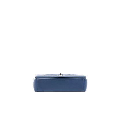 Chanel Mademoiselle Flap Bag Lambskin Navy