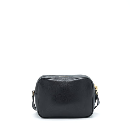 Gucci Disco Camera Bag Calfskin Black L