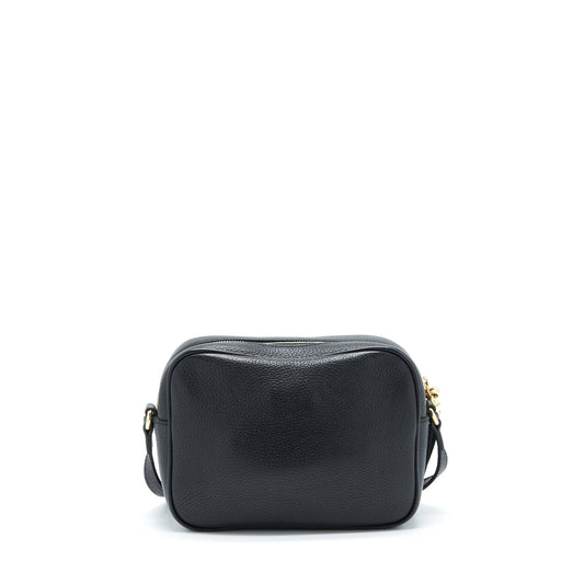Gucci Disco Camera Bag Calfskin Black L