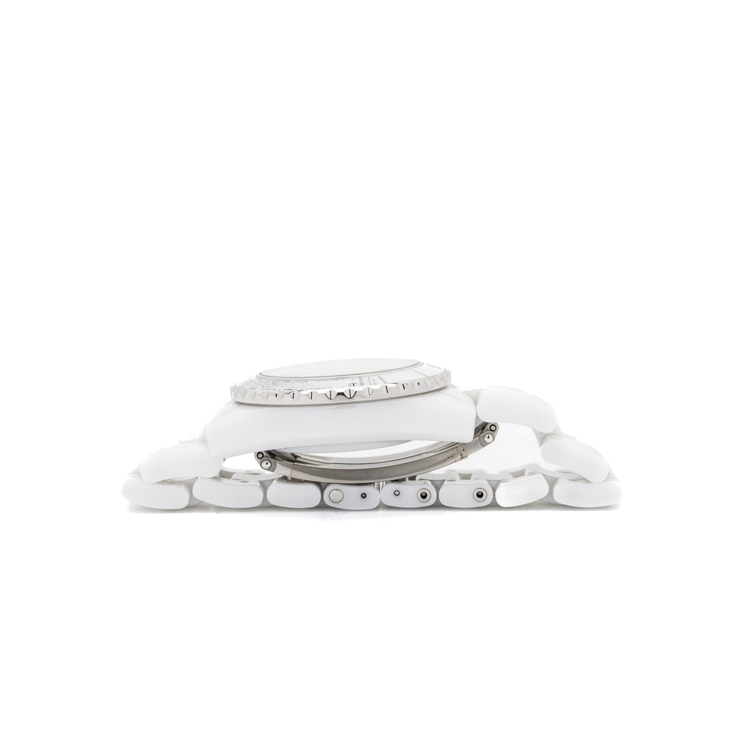 Chanel J12 33mm watch 20th anniversary limited edition white ceramic, diamonds